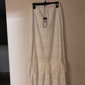 White NEW LONG SKIRT